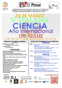 CARTEL V SEMANA DE LA CIENCIA