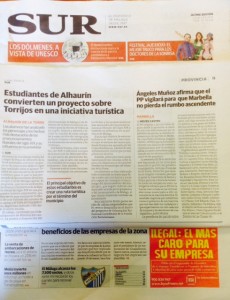 Diario Sur y Torrijos y Colegio El Pinar