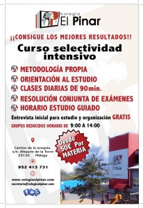 Cartel Academia Verano y Colegio Privado El Pinar